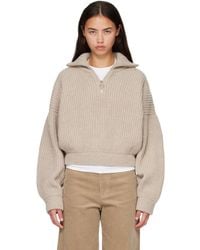 &Daughter - Rowan Rib Half Zip Sweater - Lyst