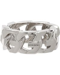 Givenchy - Silver G Ring - Lyst
