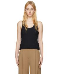 Bevza - Débardeur Fish Scales Noir - Lyst
