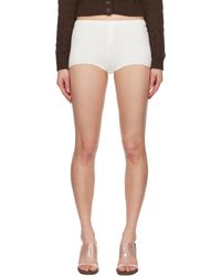 Frankie's Bikinis - Bradley Knit Booty Shorts - Lyst
