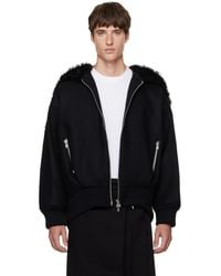 Simone Rocha - Split Faux-Fur Hood Jacket - Lyst