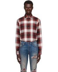 Amiri - Oversized Flannel Shirt - Lyst