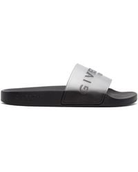 givenchy logo slides women's