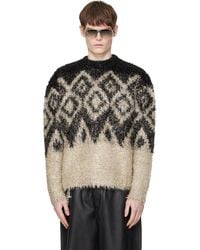 Acne Studios - Metallic Knit Sweater - Lyst