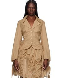 Renaissance Renaissance - Tank Double Layer Blazer - Lyst