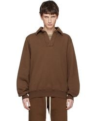 Les Tien - Heavyweight Moto Back Polo - Lyst