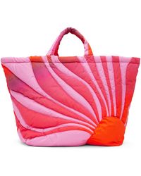 ERL - Pink & Orange Sunset Puffer Tote - Lyst