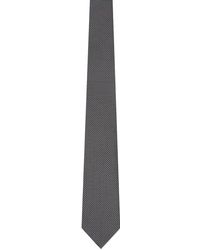 Tom Ford - Cravate noir et blanc à motif en tissu jacquard - Lyst