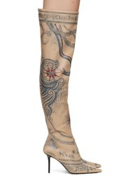 Jimmy Choo - / Jean Paul Gaultier Over-the-knee Boots - Lyst