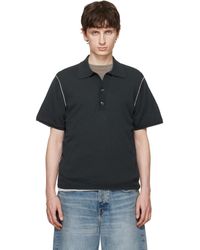 Won Hundred - Jonas Two Layer Knit Polo - Lyst