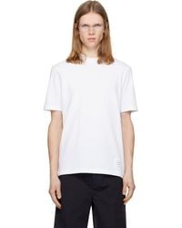 Thom Browne - Classic Pique 4-Bar T-Shirt - Lyst