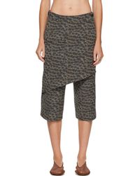 Kiko Kostadinov - Linnet Wrap Culottes Shorts - Lyst