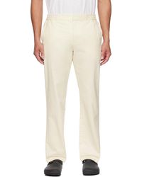 Vince - Off-white Pull-on Trousers - Lyst