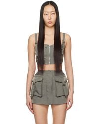 Dion Lee - Khaki Aviator Camisole - Lyst