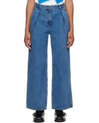Adererror - Significant Pleated Jeans - Lyst