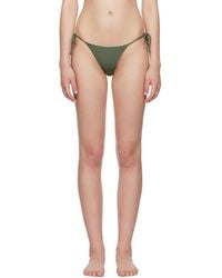 Matteau - Khaki String Bikini Bottom - Lyst