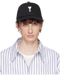 Ami Paris - Cotton 'Ami De Coeur' Felt Patch Cap - Lyst