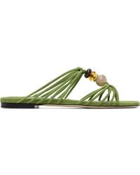 Jimmy Choo - Lova Mule Flat Sandals - Lyst