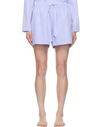 Tekla - Drawstring Pyjama Shorts - Lyst