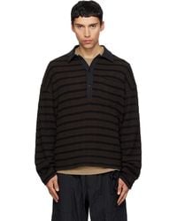 Song For The Mute - Piano Knit L/S Polo - Lyst