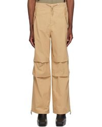 Dion Lee - Beige toggle Parachute Trousers - Lyst