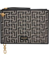 Balmain - Pulse Zipped Clutch - Lyst