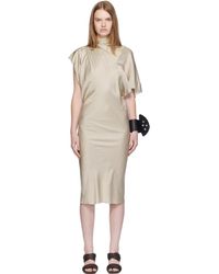 Rick Owens - Off- Concordians Seb Midi Dress - Lyst