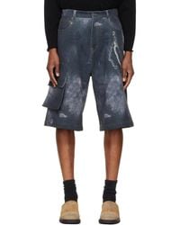we11done - Trompe L'Oeil Cargo Shorts - Lyst
