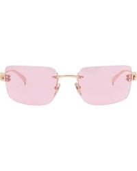 Gucci - Block Bending Sunglasses - Lyst
