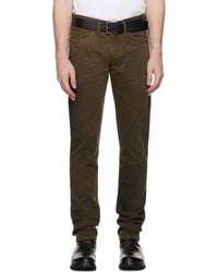 RRL - Slim-Fit Distressed Jeans - Lyst