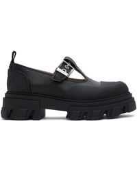 Ganni - Cleated Mary Jane Loafers - Lyst