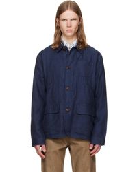 Polo Ralph Lauren - Linen Herringbone Utility Jacket - Lyst
