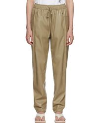 Low Classic - jogger Faux-leather Pants - Lyst