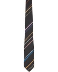 Paul Smith - Diagonal 'Painted Stripe' Tie - Lyst