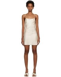 Third Form - Off- Crush Bias Minidress - Lyst