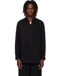 Yohji Yamamoto - Cellulose Lawn Double Collar Shirt - Lyst