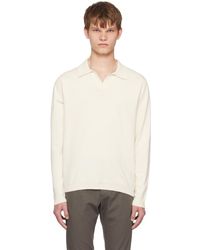Norse Projects - White Leif Long Sleeve Polo - Lyst