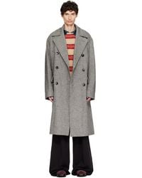 Dries Van Noten - Oversized Wool Tweed Coat - Lyst