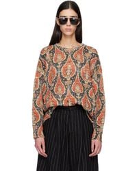 R13 - Printed Oversized Sweater - Lyst