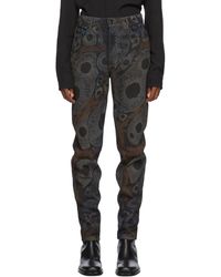 eckhaus latta shibori jeans