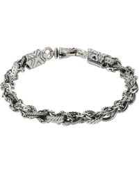 Emanuele Bicocchi - Small Round Braid Bracelet - Lyst