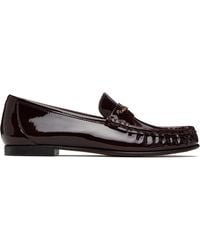 Chloé - Burgundy Loafers - Lyst