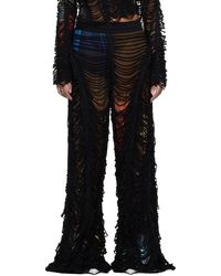 Jean Paul Gaultier - Shayne Oliver Edition 'The Slashed City' Lounge Pants - Lyst