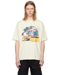 Rhude - オフホワイト Beach-Side Tシャツ - Lyst