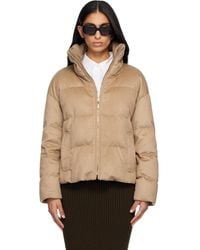 Max Mara - Tan Diego Reversible Down Jacket - Lyst