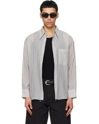 Tonywack - Lyocell Oversized Stripe Shirt - Lyst