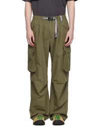 and wander - カーキ Gramicciエディション Military Wide カーゴパンツ - Lyst