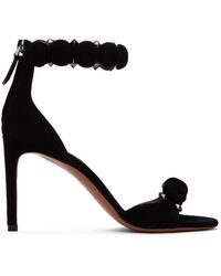 Alaïa - 110 Spike-embellished Suede Sandals - Lyst