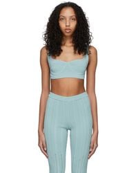 Marco Rambaldi - Blue Viscose Bra - Lyst