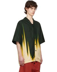 メンズ Bottega Veneta ウール サトル シェブロン シャツ